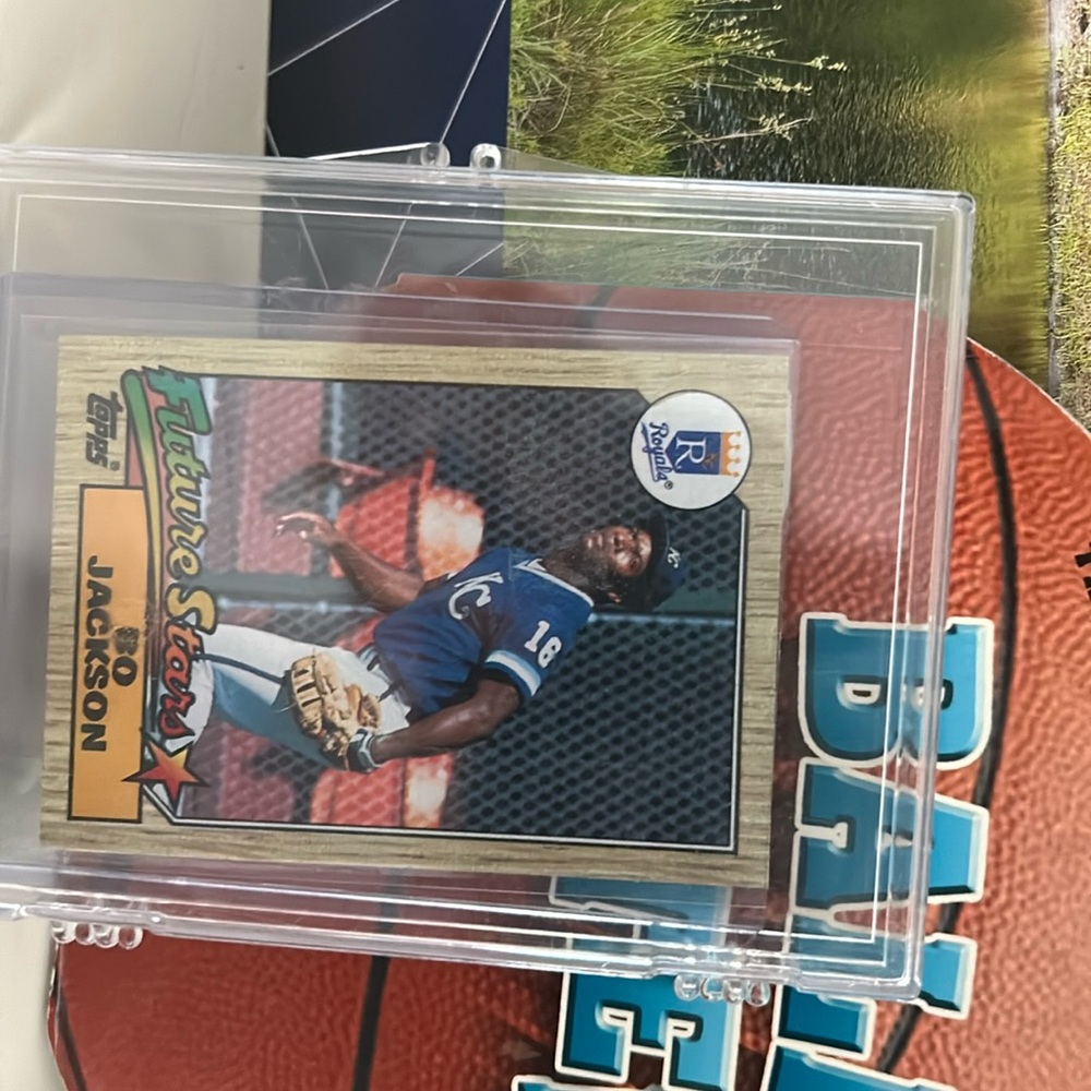 1987 Topps 🔥Bo Jackson 🔥Future Stars ✨ ERROR ROOKIE CARD! #170 - KC Royals!